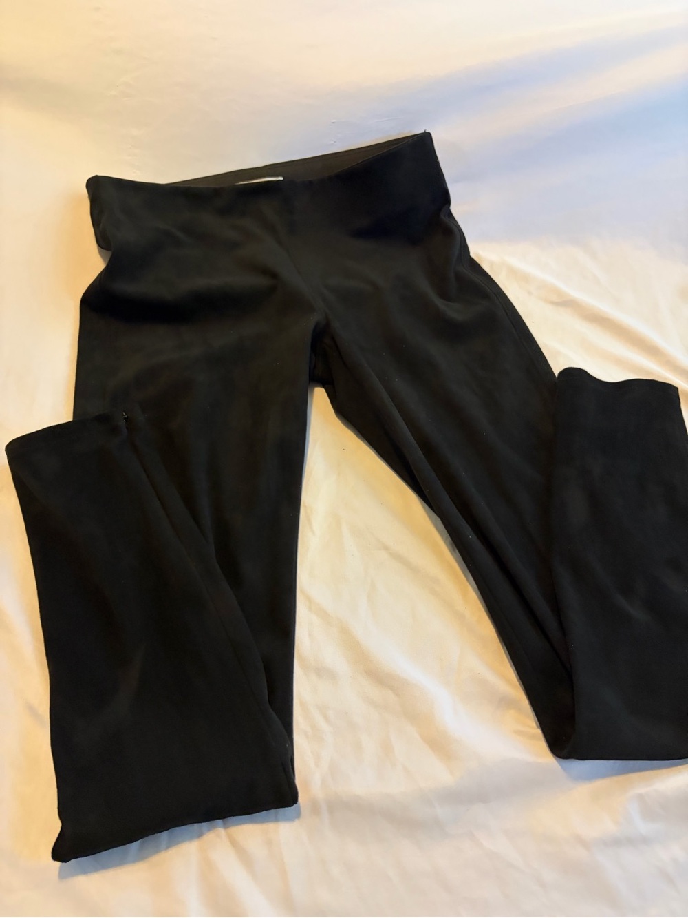 Velvet by Graham & Spencer Black Velvet leggins Size M